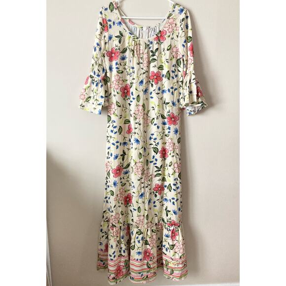 NWT CHRISTY DAWN Rowe Maxi Dress Cream Floral Size XS/S - Picture 4 of 10